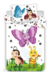 Disney obliečky do postieľky Lienky baby | 100x135, 40x60 cm