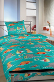 Kvalitné detské bavlnené posteľné obliečky so zvieratkami Kúpalisko, rozmer | 140x200, 70x90 cm