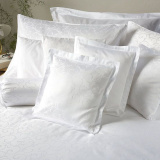 Jednofarebné damaškové posteľné obliečky Bohema Ornella FNR biela, | 140x200, 70x90 cm, 140x220, 70x90 cm, 240x200, 2x70x90 cm, 40x50 cm povlak