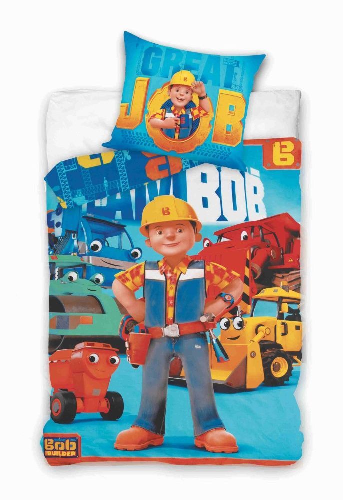 Pre chlapcov krásne bavlnené detské posteľné obliečky Bob Staviteľ, Jerry Fabrics