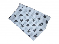 Pre najmenšie deti kvalitné látková plienka Šedá hviezda (balenie 5 ks), | rozmer 70x70 cm.