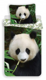 S roztomilým medvedíkom kvalitné bavlnené obliečky fototlač Panda 02, | 140x200, 70x90 cm