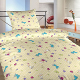 Na jednolôžko bavlnené posteľné obliečky Ovečky malé fialové, | 140x200, 70x90 cm