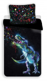 Moderné bavlnené dětské obliečky s motívom dinosaura, | 140x200, 70x90 cm