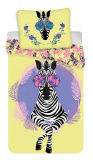 Bavlnené obliečky s motívom zebry so slnečnými okuliarmi, | 140x200, 70x90 cm
