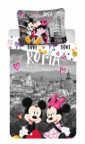 Jemné bavlnené detské obliečky s postavičkami Mickey a Minnie v Ríme, | 140x200, 70x90 cm