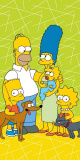 Osuška Simpsons family green 02  | rozmer 70x140 cm.