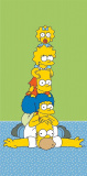 Osuška Simpsons family tower 70x140 cm | rozmer 70x140 cm.
