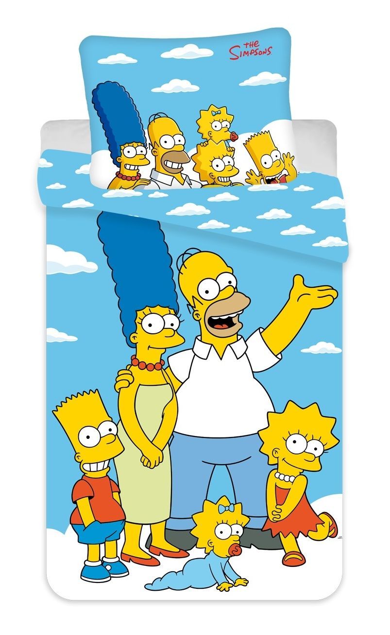 Obliečky Simpsons Family clouds 02 Jerry Fabrics