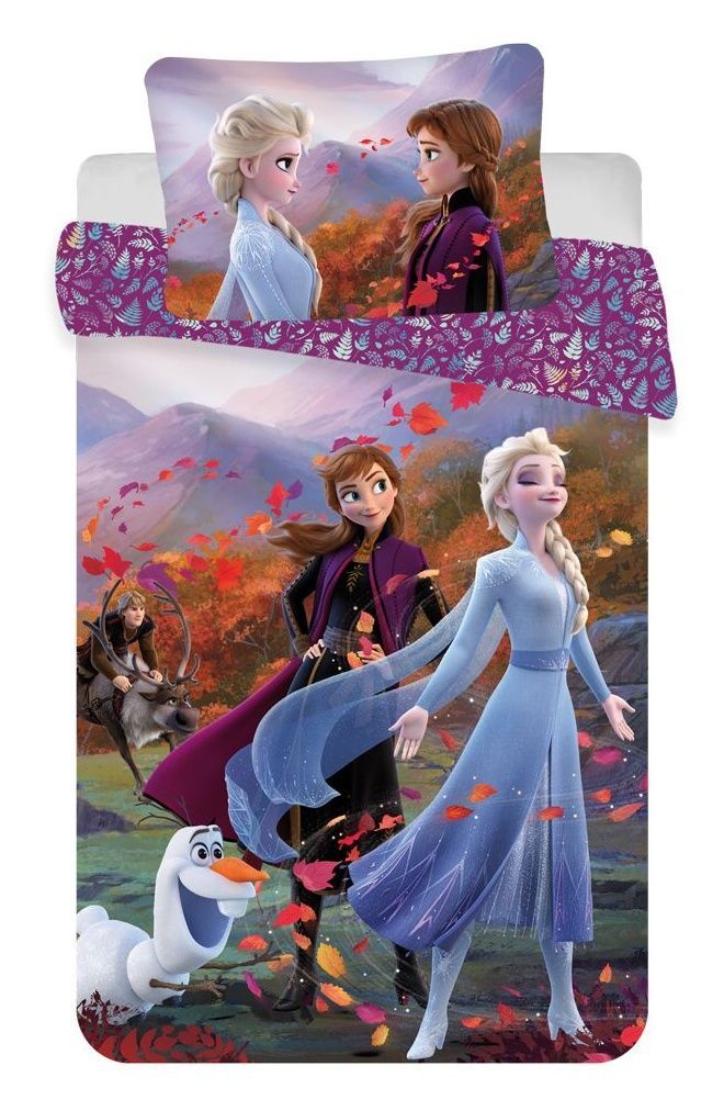 Disney obliečky do postieľky Frozen 2 "Wind" baby Jerry Fabrics
