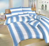 Obliečky bavlna Had modrý | 140x200, 70x90 cm