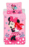 Obliečky Minnie "Hearts 03" | 140x200, 70x90 cm
