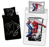 Obliečky Spiderman 02 svietiaci efekt | 140x200, 70x90 cm