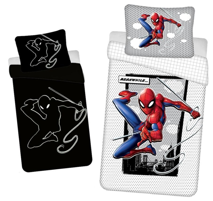 Obliečky Spiderman 02 svietiaci efekt Jerry Fabrics