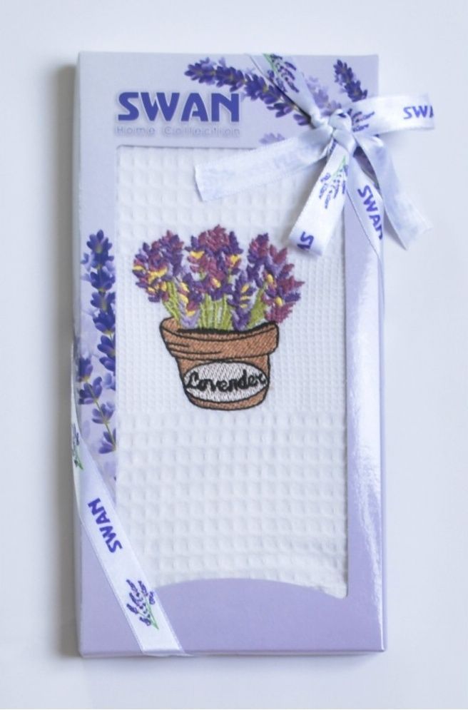 Darčekové balenie utierky SWAN Lavender 1 ks Praktik