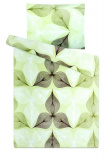 Pekné a hrejivé mikroflanelové posteľné obliečky Symbióza pistácie, | 140x200, 70x90 cm