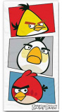 Osuška Angry Birds biela 70/140 cm