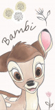 Detská plážová osuška Bambi 02 | rozmer 70x140 cm.