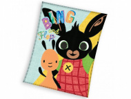 Detská fleecová deka Zajačik Bing a Flop | 110x140 cm