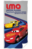 Detská plážová osuška Cars 3 Blesk McQueen Racing Hero, | 70x140 cm