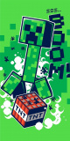 Osuška Minecraft Boom | rozmer 70x140 cm.