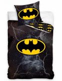 Bavlnené detské obliečky Batman Storm, | 140x200, 70x90 cm