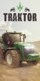 Osuška Traktor green 70x140 cm | 237860