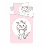 Disney obliečky do postieľky Márie Cat "Light pink" baby | 100x135, 40x60 cm