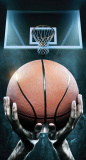  Moderné bavlnená osuška s basketbalovým loptou v tmavých farbách, | rozmer 70x140 cm.