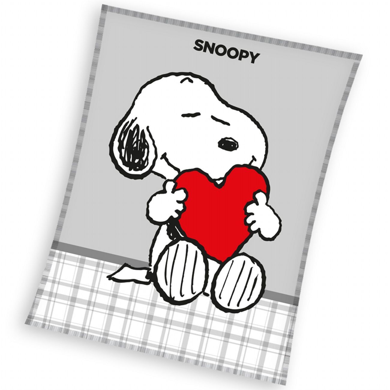 Detská fleecová deka Snoopy Love Carbotex