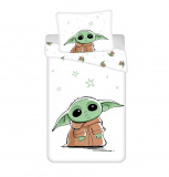 Obliečky bavlna Star Wars Baby Yoda | 140x200, 70x90 cm