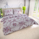 Flanelové posteľné obliečky Dena ružová, | 140x200, 70x90 cm
