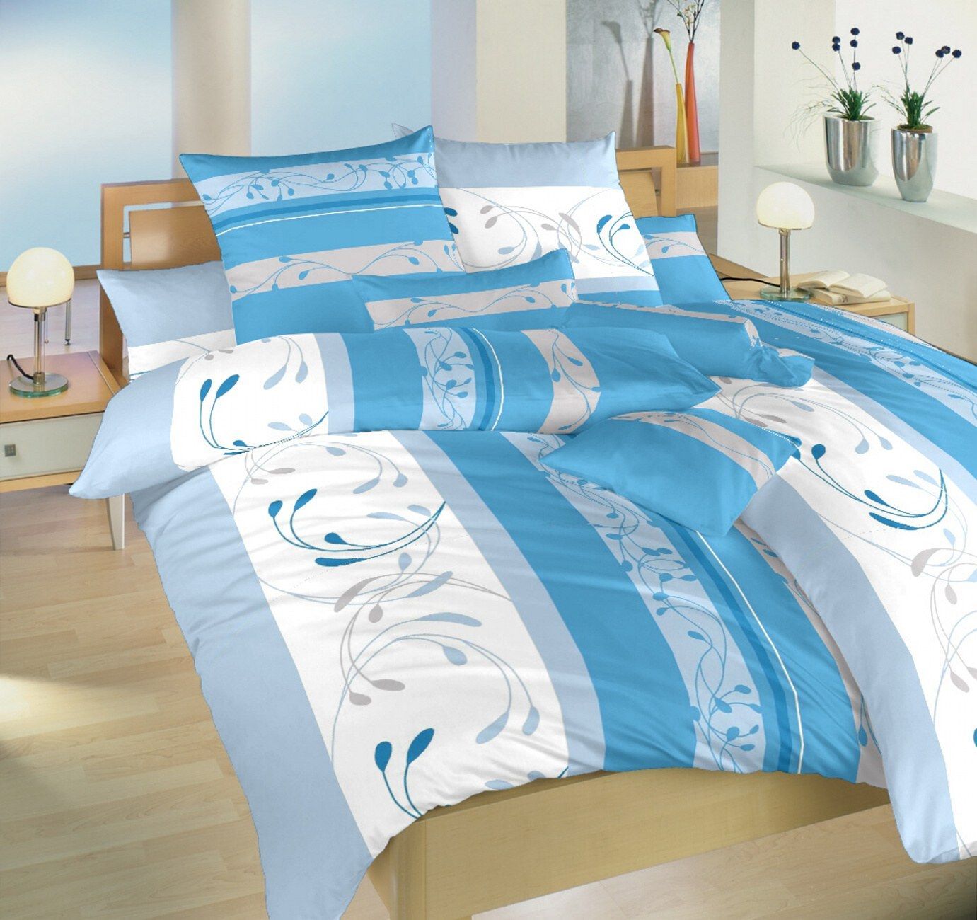 Od českého výrobcu krepové posteľné obliečky Sliezsko modrej, Dadka