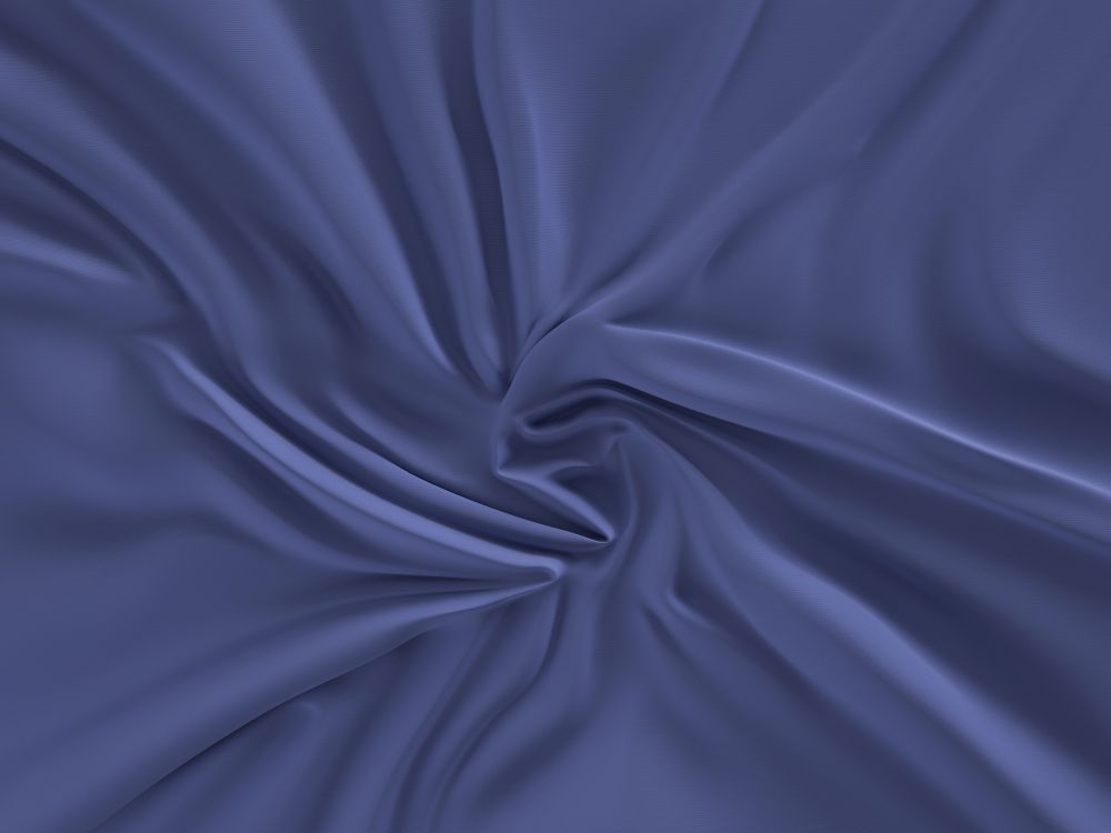 Saténová plachta v tmavo modrej farbe, Kvalitex