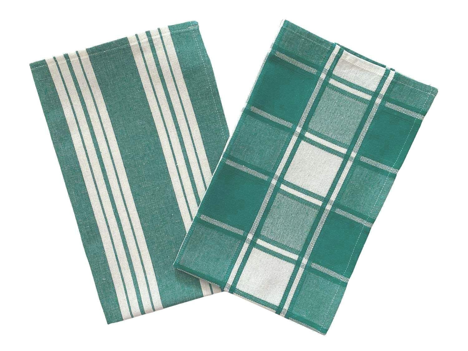 Bavlnený uterák Cube-stripe green PEMITEX