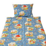 Krepová posteľná bielizeň Fast Company | 90x130, 45x60 cm