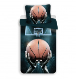 Moderné bavlnené obliečky s basketbalovým motívom, | 140x200, 70x90 cm